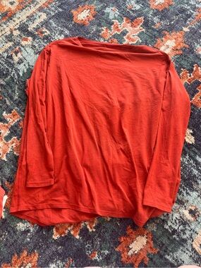 Women’s Long-Sleeve Casual Shirt - Red